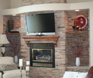 Fireplace and Media Remodel