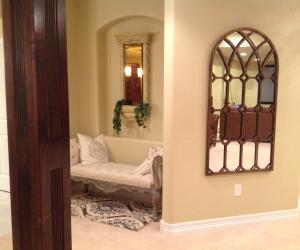 Castle Pines chair and mirror details
