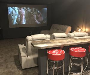 Media room projector