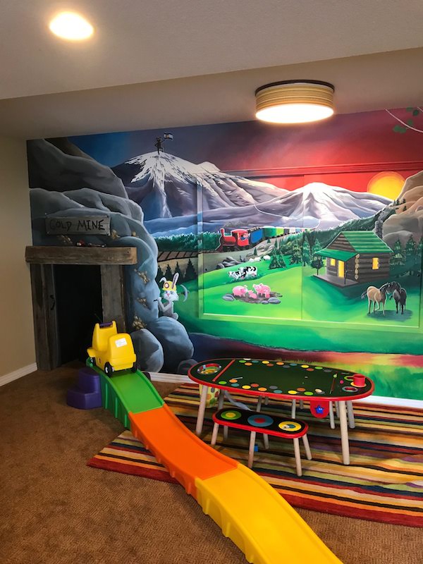 Basement Finishing Ideas - Slide to Basement