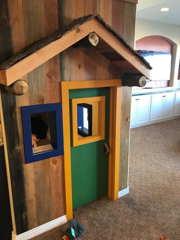 Basement Finishing Ideas - Custom Kids Playhouse