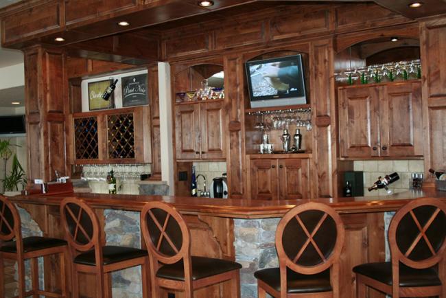 basement finishing ideas custom wet bar