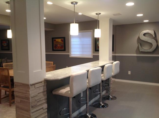 modern basement finishing ideas