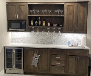 basement wet bar in parker co