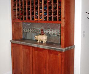 Basement Wine Cabinet