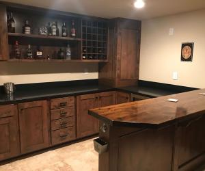 Custom wet bar