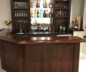 Custom wet bar