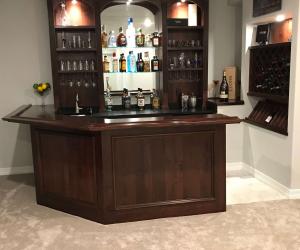 Custom wet bar