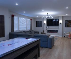 modern basement design