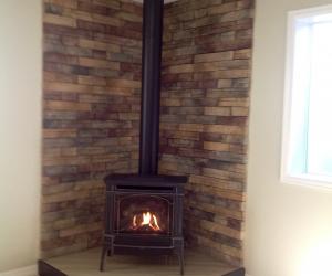 Stove pipe fireplace