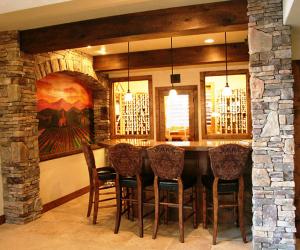 Wine Cellar with Architectural Detail