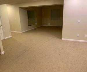 before images of Parker, CO basement remodeling