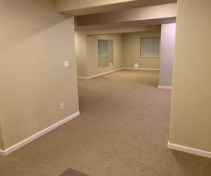 before images of Parker, CO basement remodeling