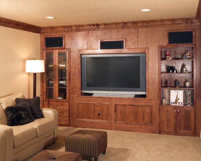 Basement TV room