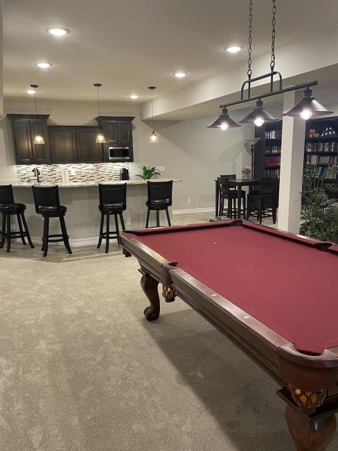 Beautiful custom wet bar in parker co