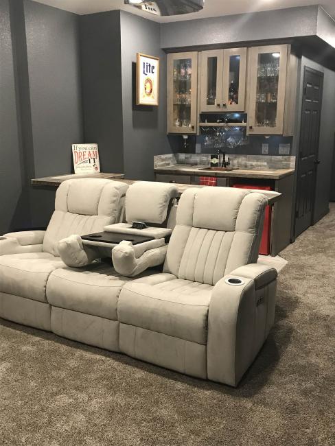 Media Room Seating With Bar Behind Custom Integrated Designs Ltd Media Room Seating With Bar Behind